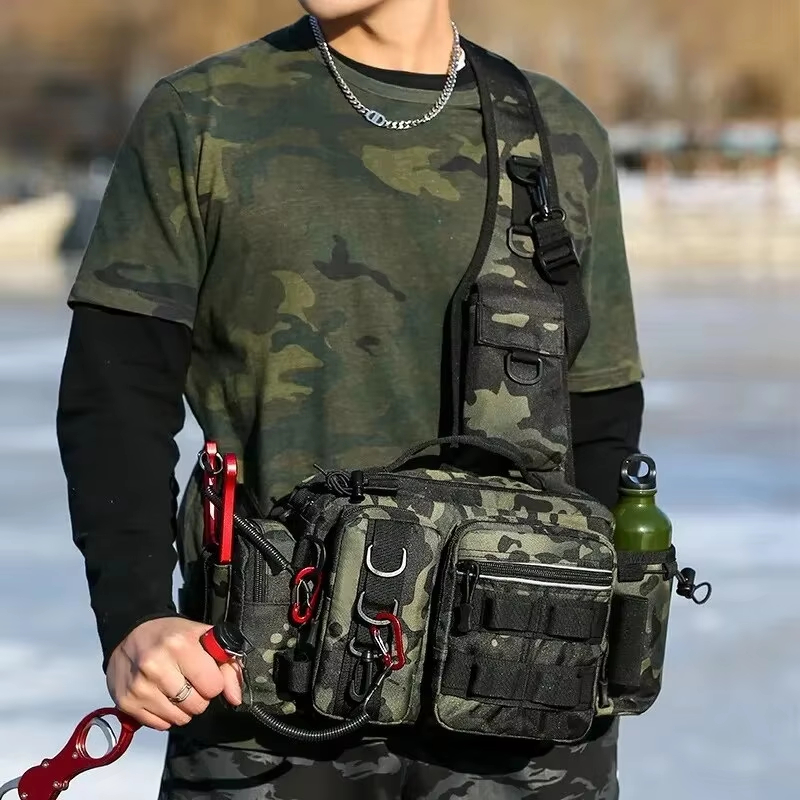 Outdoor Hunting Backpack - 야외 전술 캠핑 등산 허리 슬링백
