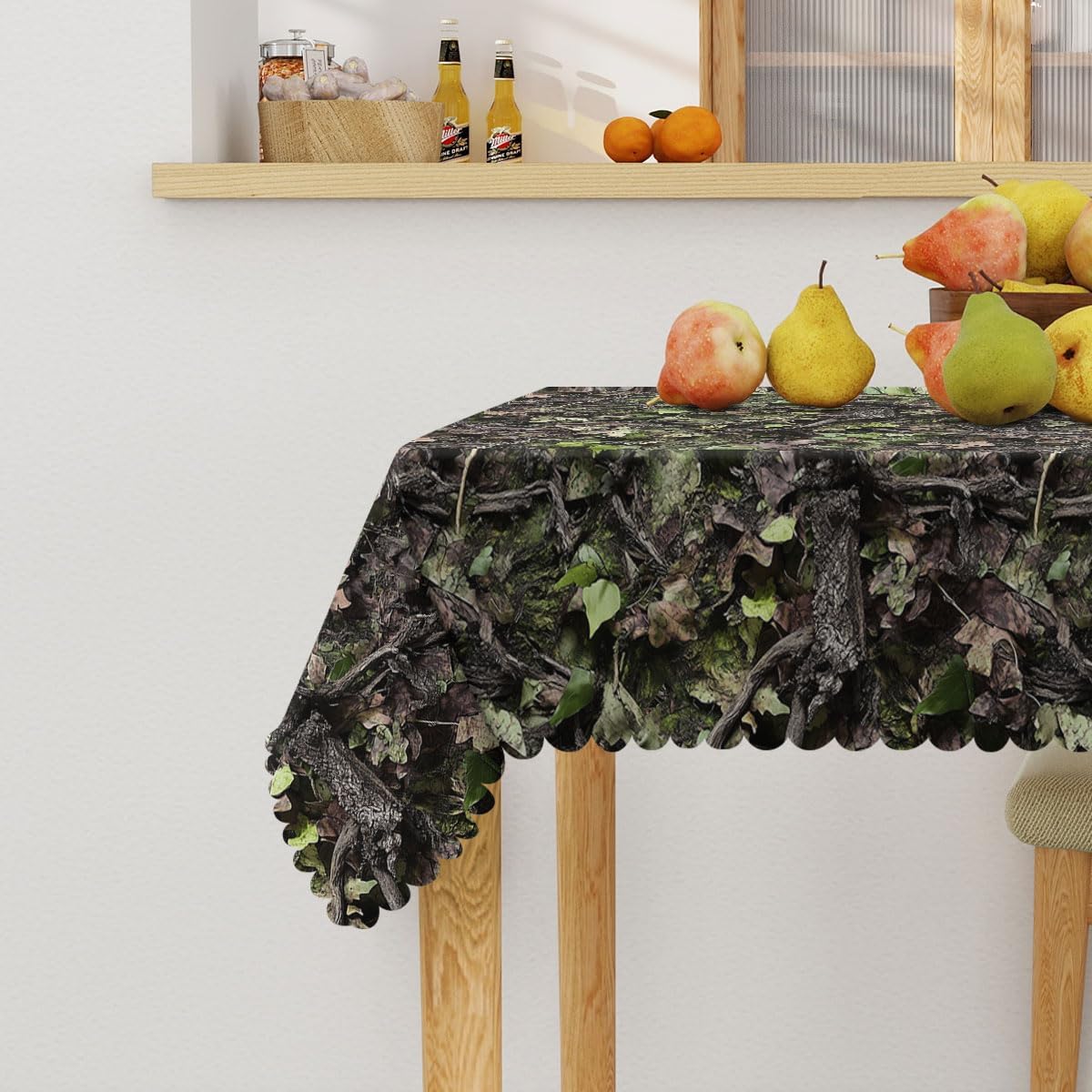 위장 무늬 사각 테이블보 나뭇잎 가지 무늬 카모 테이블 - Outdoor Hunting Table 리뷰 및 가격