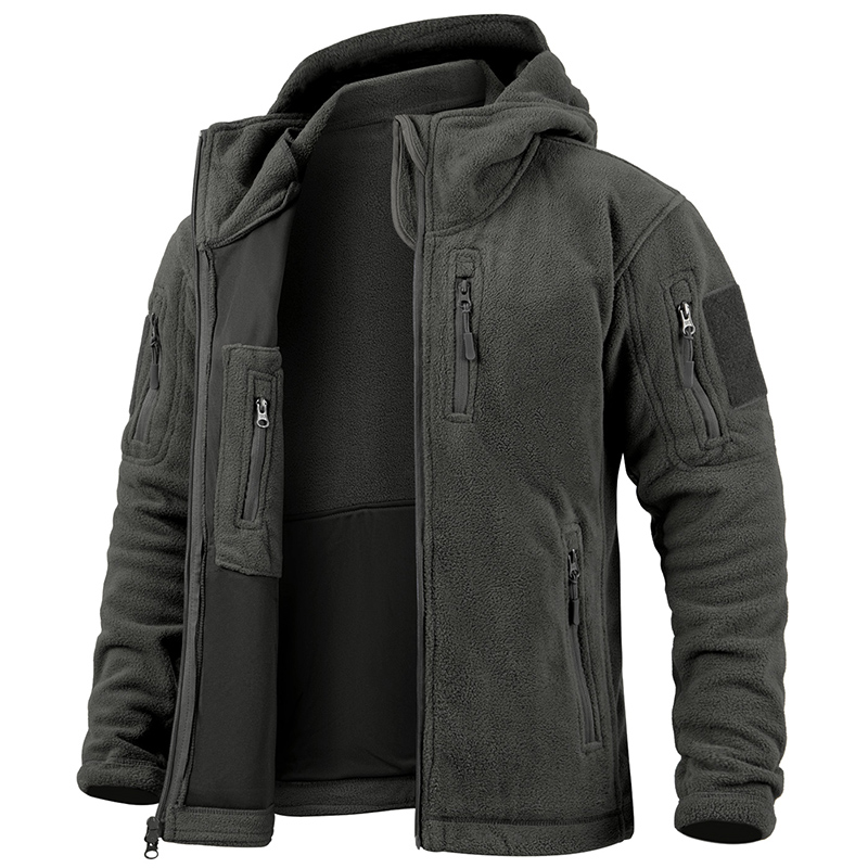 남성용 전술 플리스 재킷 겨울용 따뜻한 풀 집업 밀리터 - Outdoor Hunting Hoodie 리뷰 및 가격