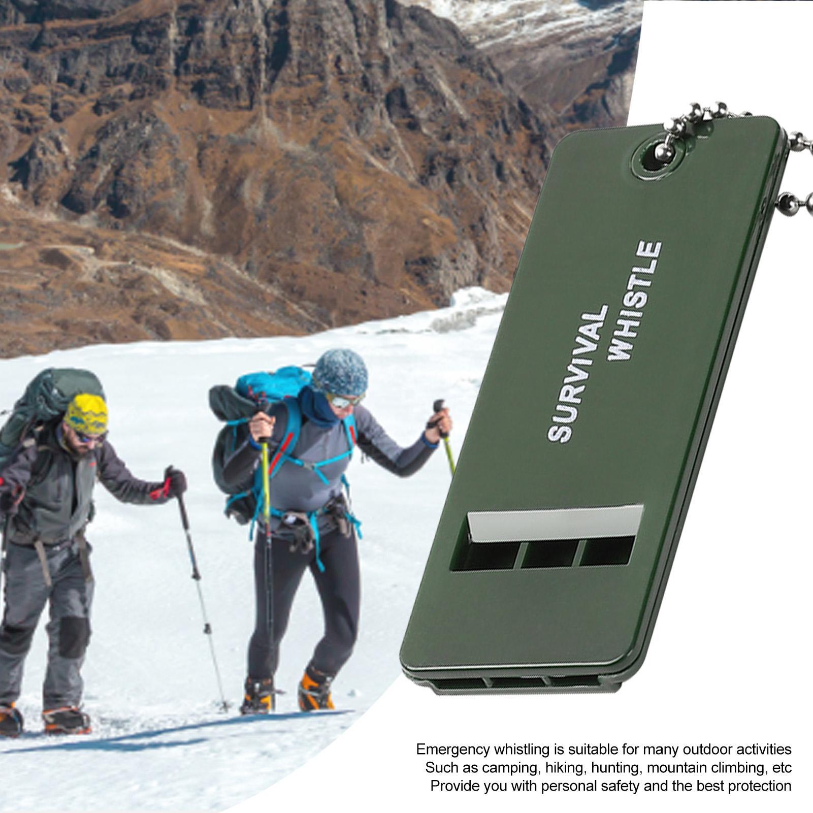 1PCS 3 주파수 호루라기 높은 데시벨 생존 호루라기 - Hunting Outdoor Gear 리뷰 및 가격